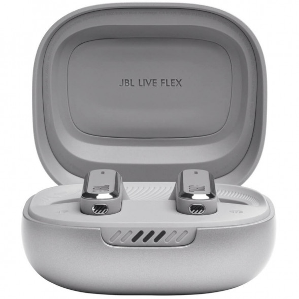 Беспроводные наушники JBL Live Flex, серебристый в Чите