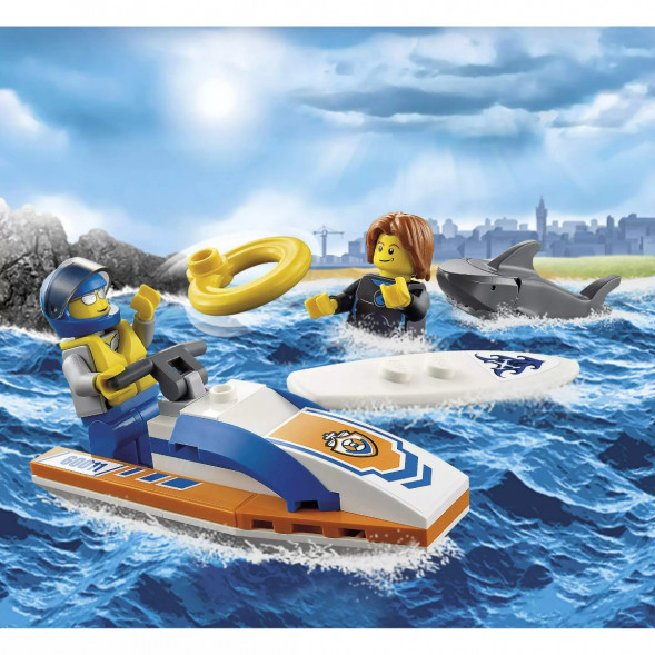 Конструктор LEGO City 60011 Спасение сёрфингиста в Чите