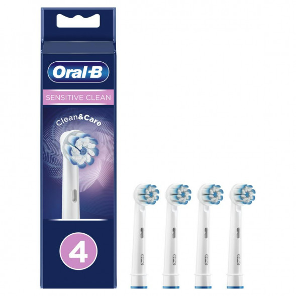 Насадки на зубные щетки Oral-B Sensitive Clean, 4 шт. в Чите