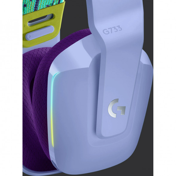 Игровая гарнитура Logitech G733 RGB Lightspeed Wireless, сиреневый в Чите