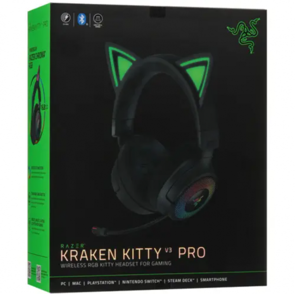 Наушники Razer Kraken Kitty V3 Pro черный 2025 в Чите