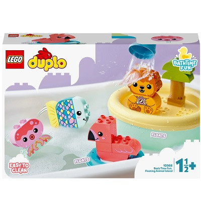 Конструктор LEGO DUPLO Creative Play 10966 Приключения в ванной: плавучий остров для зверей в Чите