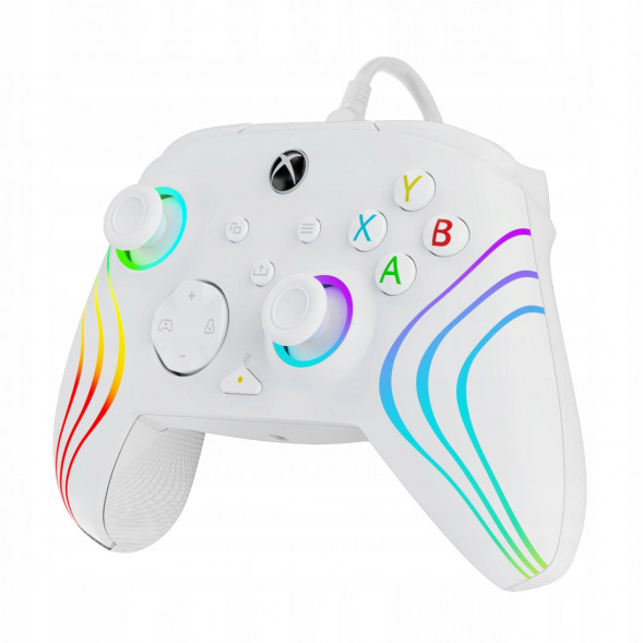 Геймпад проводной PDP для Xbox Afterglow Wave, White в Чите