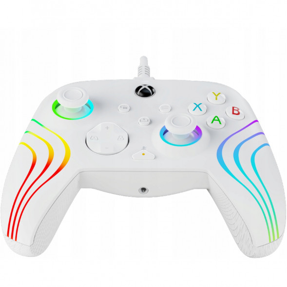 Геймпад проводной PDP для Xbox Afterglow Wave, White в Чите