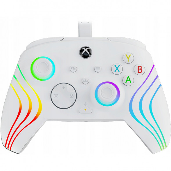 Геймпад проводной PDP для Xbox Afterglow Wave, White в Чите