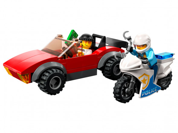 Конструктор LEGO City 60392 Полицейская погоня на байке в Чите