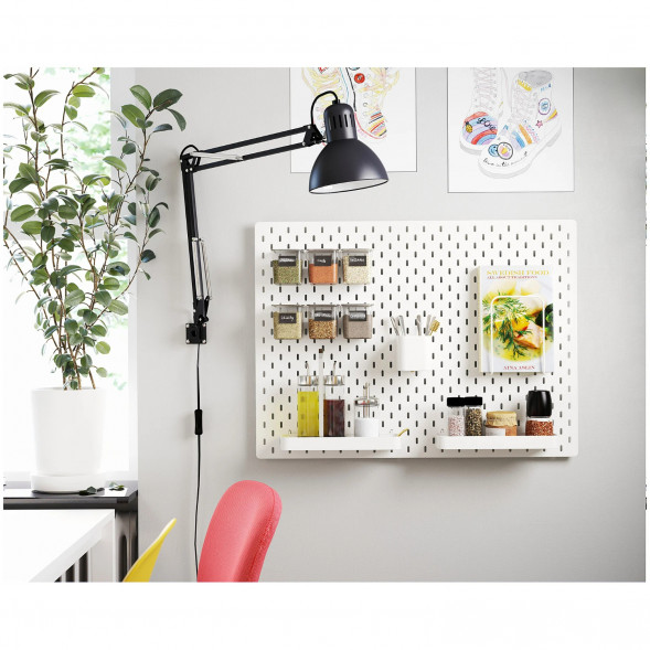 Лампа рабочая IKEA TERTIAL, черный в Чите