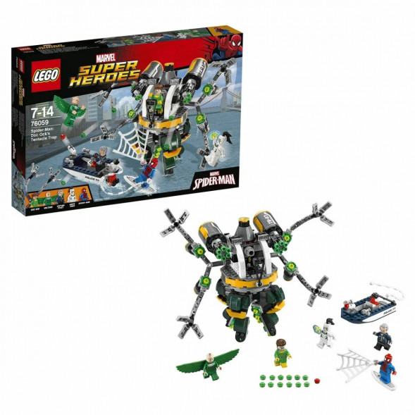 Конструктор LEGO Super Heroes 76059 Человек-паук: в ловушке Доктора Осьминога в Чите