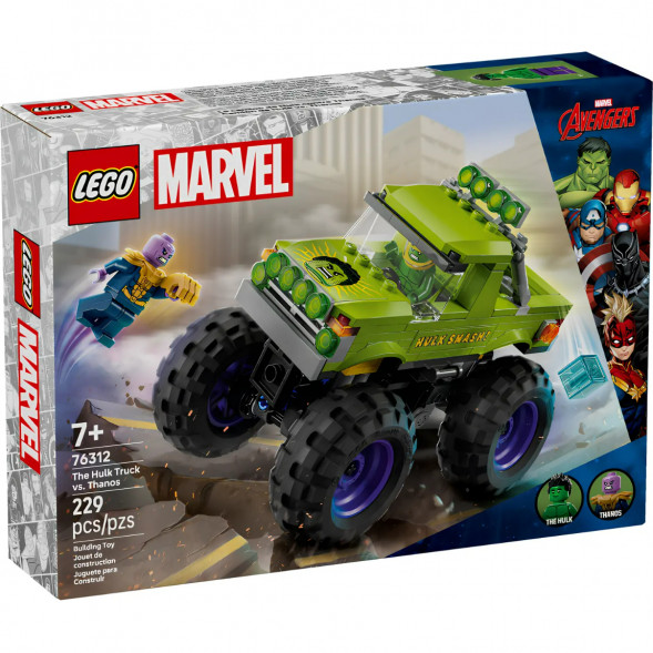 Конструктор LEGO Super Heroes 76312 Халк на внедорожнике против Таноса в Чите