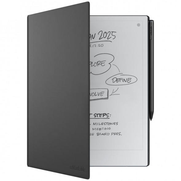 Графический планшет reMarkable 2 со стилусом Marker Plus и чехлом Book Folio черный (RM115) в Чите
