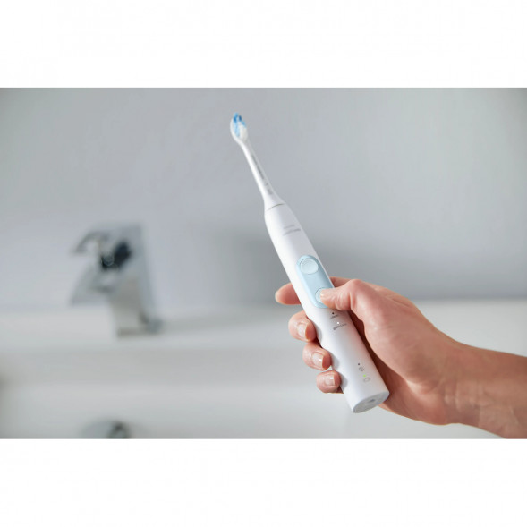 Электрическая звуковая зубная щетка Philips Sonicare ProtectiveClean 4500, White в Чите