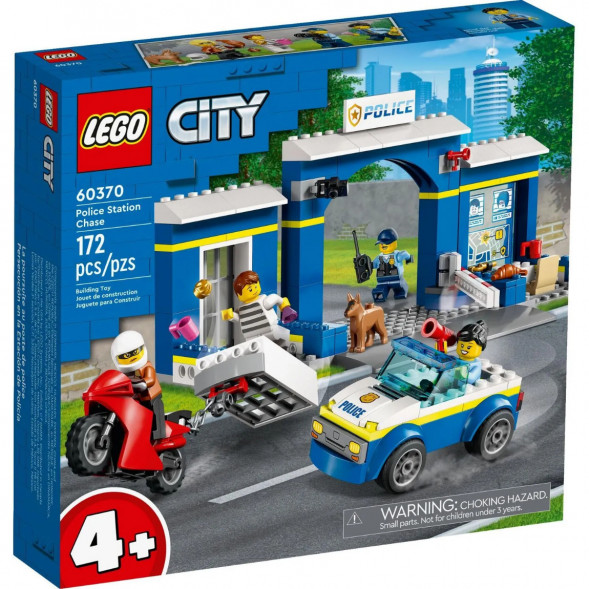 Конструктор LEGO City 60370 Побег из полицейского участка в Чите