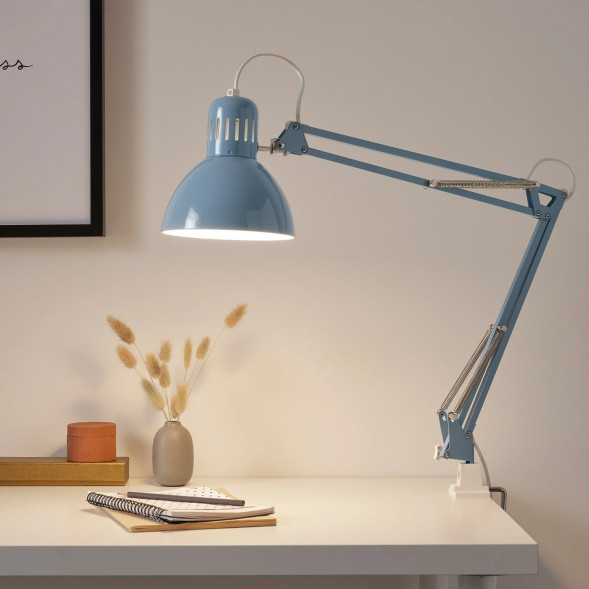 Лампа рабочая IKEA TERTIAL, голубой в Чите