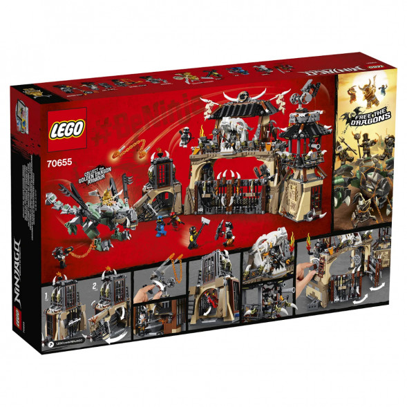 Конструктор LEGO Ninjago 70655 Пещера драконов в Чите