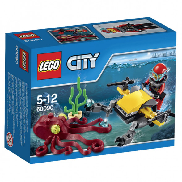 Конструктор LEGO City Deep Sea Explorers 60090 Глубоководный скутер в Чите