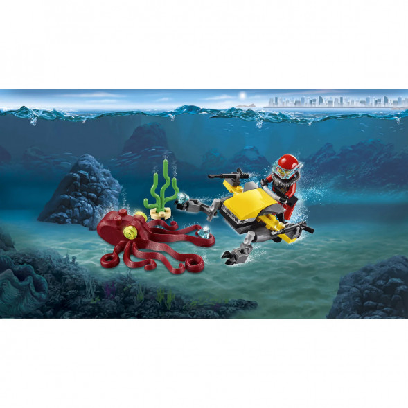 Конструктор LEGO City Deep Sea Explorers 60090 Глубоководный скутер в Чите