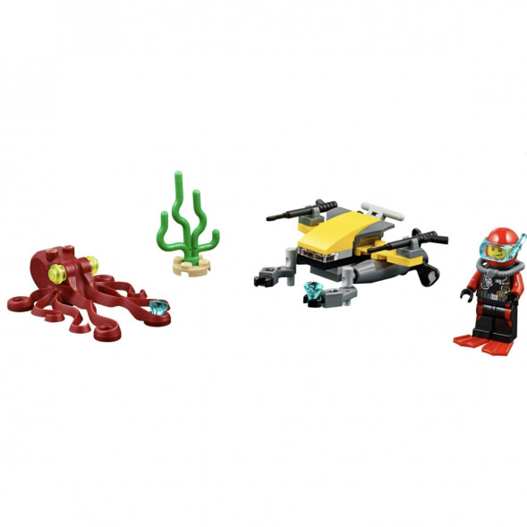 Конструктор LEGO City Deep Sea Explorers 60090 Глубоководный скутер в Чите