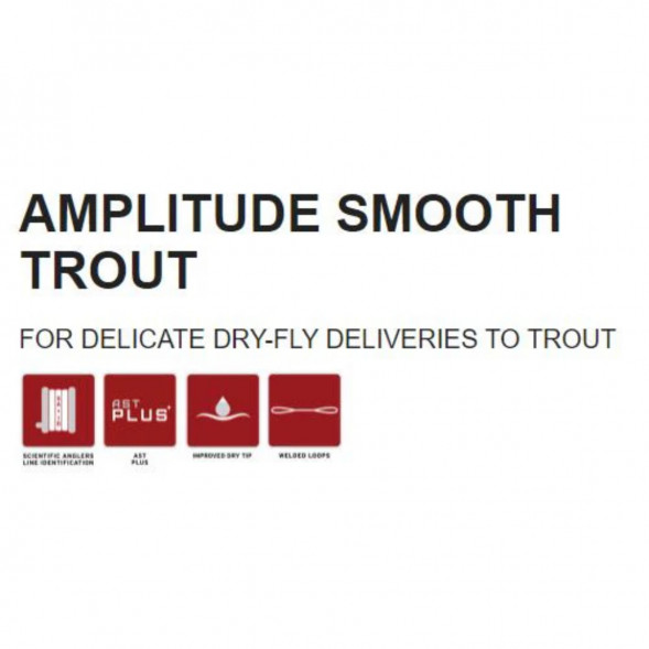 Нахлыстовый шнур Scientific Anglers Amplitude Smooth Trout WF-6-F 131407 в Чите