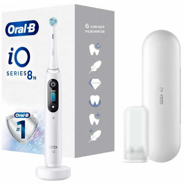 Зубная щетка электрическая Oral-B iO Series 8, белый в Чите