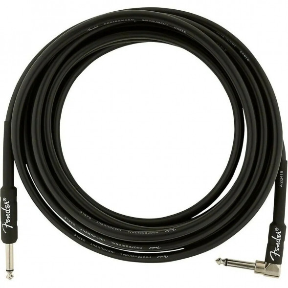 Инструментальный кабель Fender Professional Series 10 ft, 3 м, jack 6.3, черный в Чите
