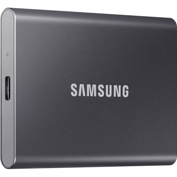 1 ТБ Внешний SSD Samsung T7, USB 3.2 Gen 2 Type-C, серый в Чите