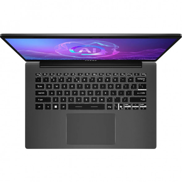 Ноутбук MSI Modern A14 AI+ F3HMG-041XRU (14&amp;quot;, IPS, AMD Ryzen AI 5 330 2ГГц, 4 ядра, 16ГБ DDR5, 512ГБ SSD, AMD Radeon 820M, без ОС), серый в Чите