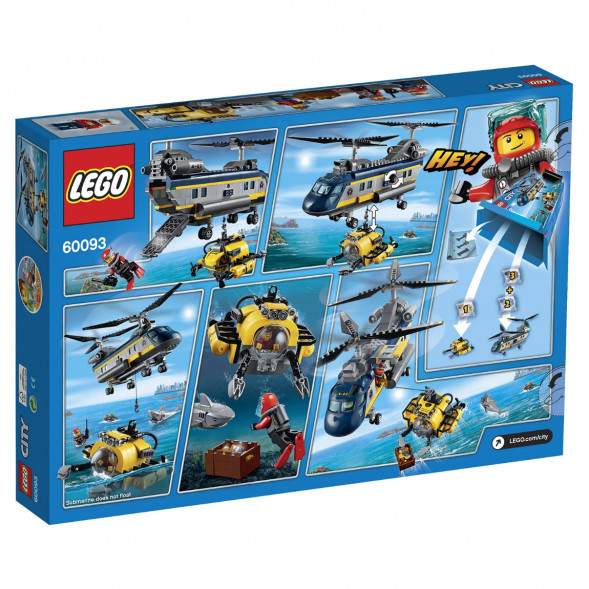 Конструктор LEGO City Deep Sea Explorers 60093 Вертолет исследователей моря в Чите