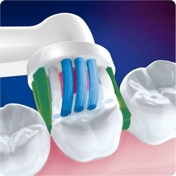 Насадки на зубные щетки Oral-B 3D White, 4 шт. в Чите