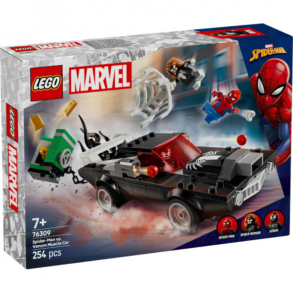 Конструктор LEGO Super Heroes 76309 Человек-паук против Венома в Чите