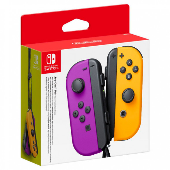 Геймпад Nintendo Switch Joy-Con controllers Duo, фиолетовый/оранжевый в Чите