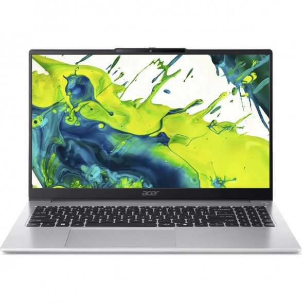 Ноутбук Acer Aspire Lite AL15-74P-569P (15.6&amp;quot;, IPS, Intel Core Ultra 5 125H 1.2ГГц, 14-ядерный, 16ГБ DDR5, 512ГБ SSD, Intel Arc, без ОС), серебристый в Чите