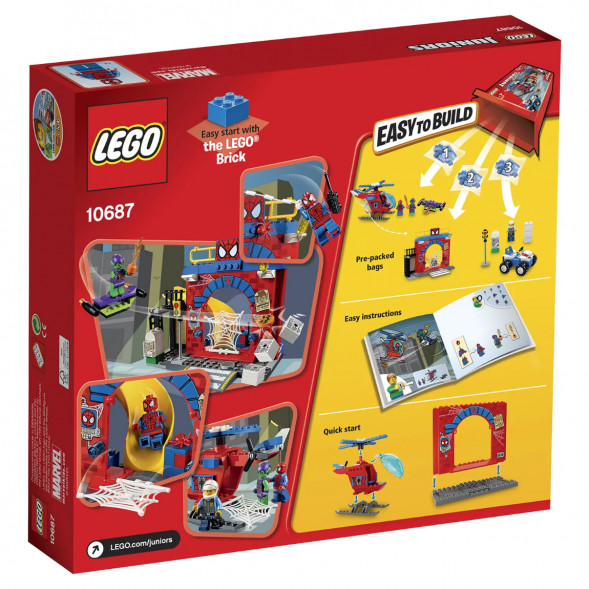 Конструктор LEGO Juniors 10687 Убежище Человека-паука в Чите