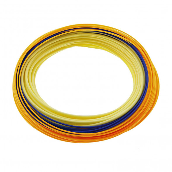 Леска RIO Premier Dart V2.0 Float WF7F/S3, Black/Yellow/Blue/Orange в Чите