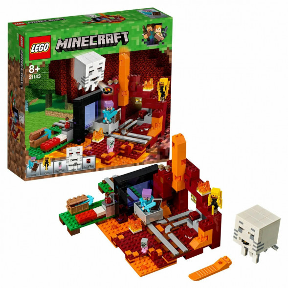 Конструктор LEGO Minecraft 21143 Портал в Подземелье  в Чите