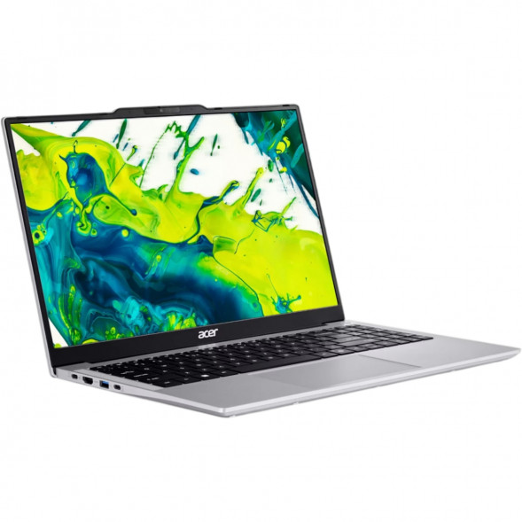 Ноутбук Aser Aspire Lite 15 AL15-53P-56PA (15.6&amp;quot;, IPS, Intel Core 5 120U, 10 ядер, 16 ГБ DDR4, 512 ГБ SSD, Intel Graphics, без ОС), серебристый в Чите