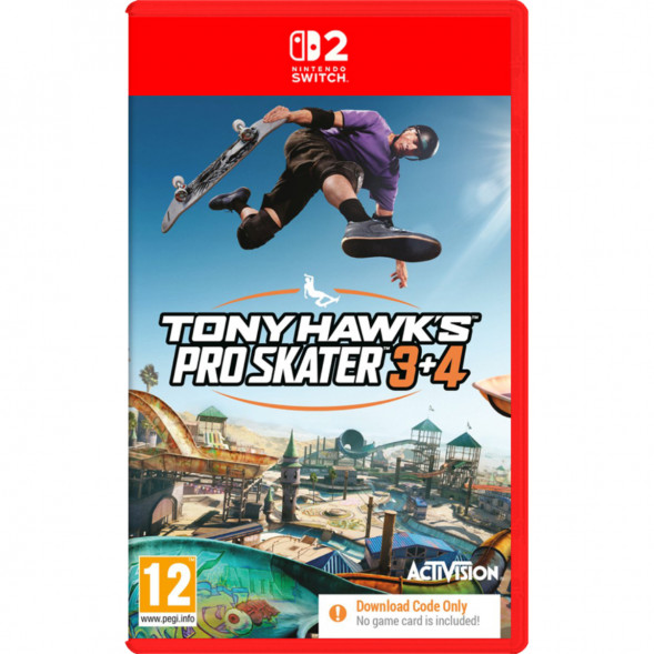 Игра Tony Hawk&amp;#039;s Pro Skater 3+4 (код загрузки) [Nintendo Switch 2, английская версия] в Чите