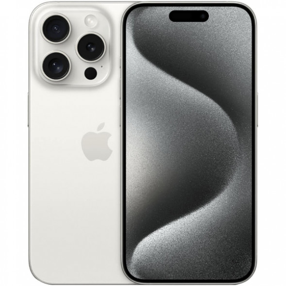 Смартфон Apple iPhone 15 Pro Max 256 ГБ, Dual: nano SIM + eSIM, белый титан в Чите