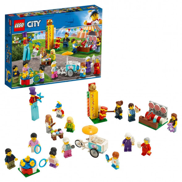 Конструктор LEGO City Town 60234 Комплект минифигурок Весёлая ярмарка в Чите