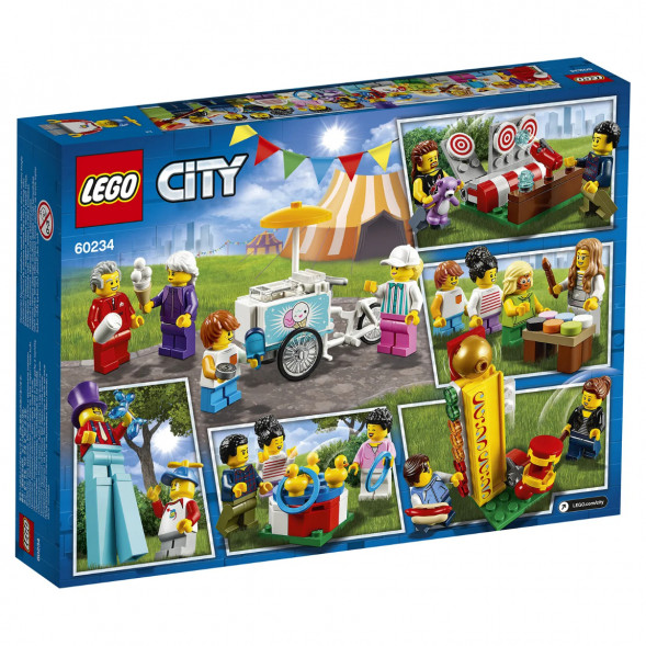 Конструктор LEGO City Town 60234 Комплект минифигурок Весёлая ярмарка в Чите