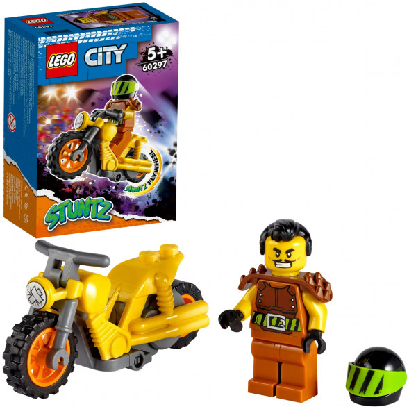 Конструктор LEGO City 60297 Разрушительный трюковый мотоцикл в Чите
