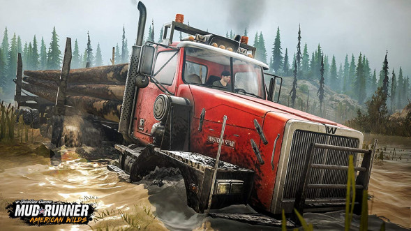 Игра Spintires: MudRunner American Wilds [Nintendo Switch, русские субтитры] в Чите