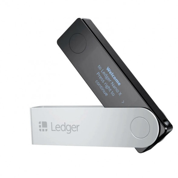 Аппаратный криптокошелек Ledger Nano X with $20 in Bitcoin , черный в Чите
