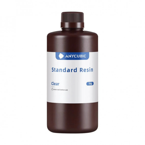 Фотополимерная смола Anycubic Standard Resin для 3D принтера Прозрачная (Clear), 1 кг в Чите