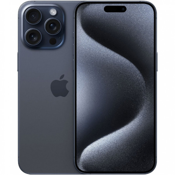 Смартфон Apple iPhone 15 Pro Max 256 ГБ, Dual: nano SIM + eSIM, синий титан в Чите