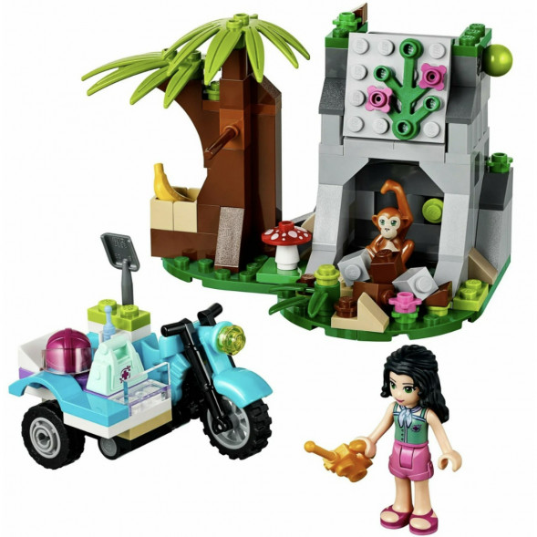 Конструктор LEGO Friends 41032 Джунгли: Мотоцикл скорой помощи в Чите
