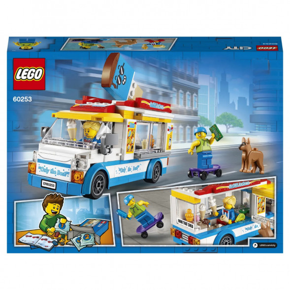 Конструктор LEGO City Great Vehicles 60253 Грузовик мороженщика в Чите