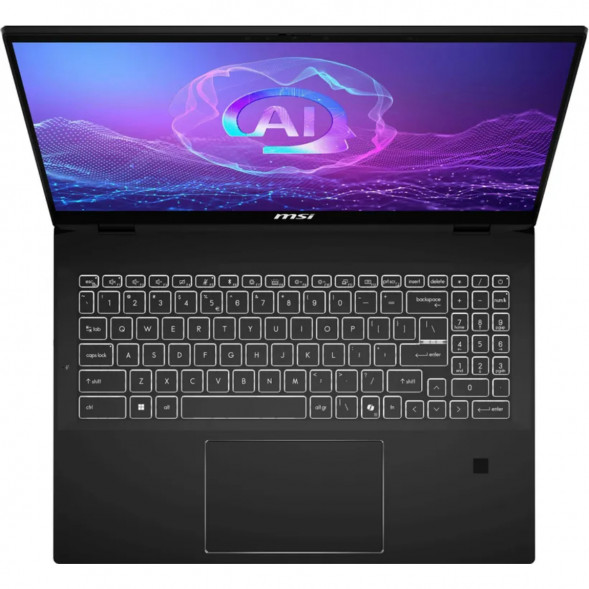 Ноутбук трансформер MSI Summit 16 AI Evo A2HMTG-057RU (16&amp;quot;, IPS, Intel Core Ultra 7 255H 2ГГц, 16 ядер, 16ГБ LPDDR5, 1ТБ SSD, Intel Arc 140T, Windows 11 Home), черный в Чите