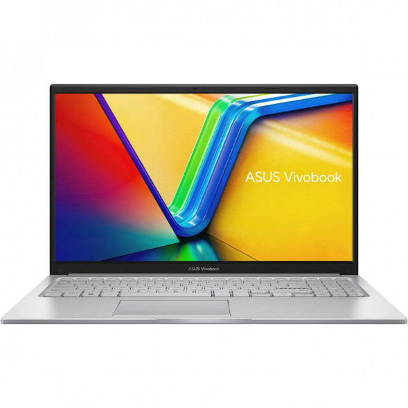 Ноутбук ASUS Vivobook 15 X1504VA-BQ4172 (15.6&amp;quot;, IPS, Intel Core 5 120U 1.4ГГц, 10 ядер, 8ГБ DDR5, 512ГБ SSD, Intel Graphics, без ОС), серебристый в Чите