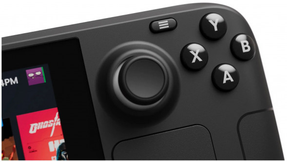 Игровая приставка Valve Steam Deck 64 ГБ SSD, черный в Чите
