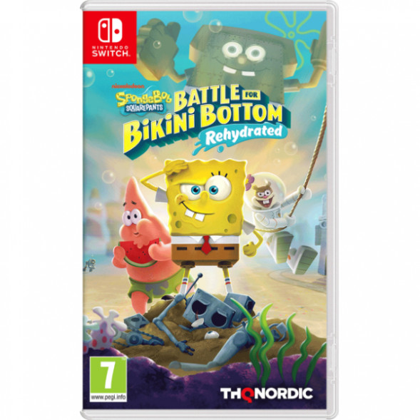 Игра SpongeBob SquarePants: Battle for Bikini Bottom - Rehydrated [Nintendo Switch, русские субтитры] в Чите